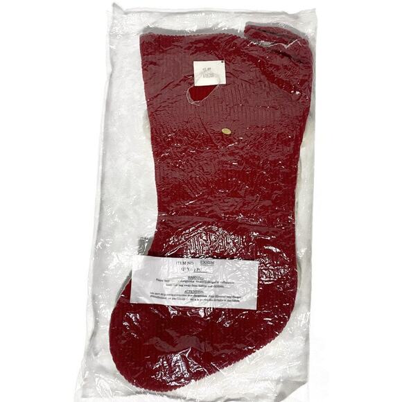 Ganz Christmas Stocking Two Dimensional Santa Clause 18" Long - Picture 2 of 7